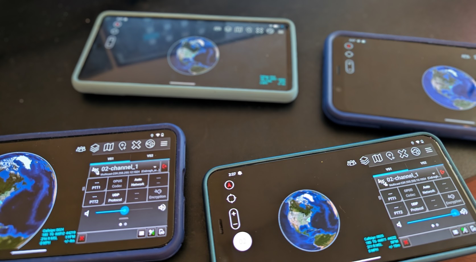 ATAK voice plugin in use over mesh